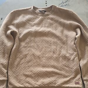 Men's Beige Crewneck Sweater